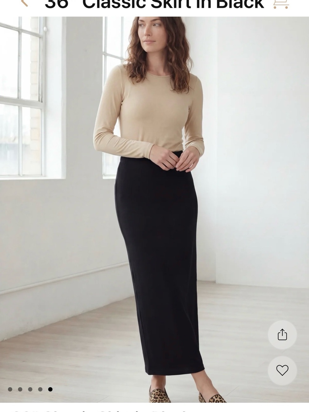 Everyday Black Maxi Skirt - Sleek Women's Long Skirt
